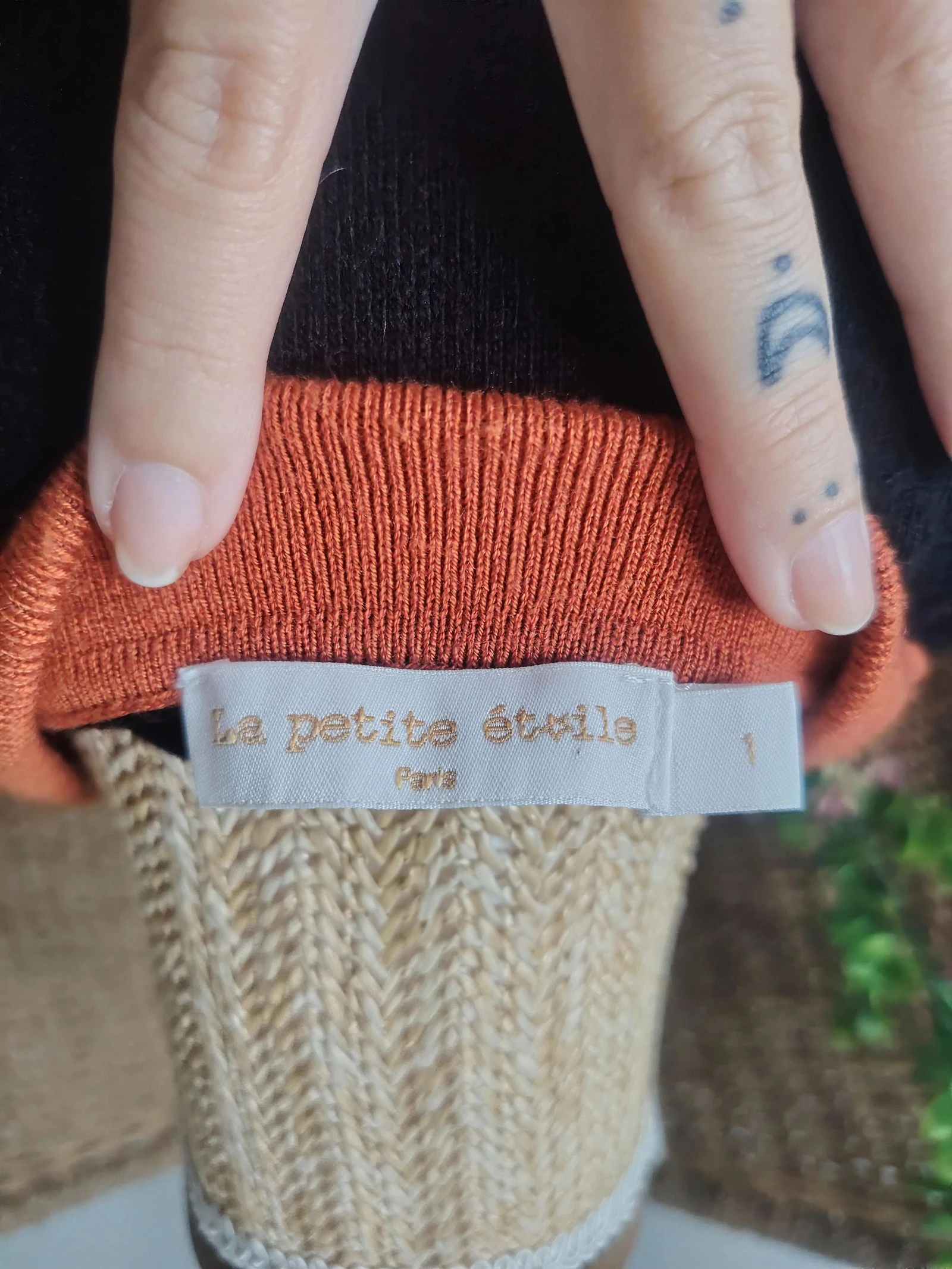 Suéter con cuello tipo camisa para mujer 36 La Petite Étoile – photo 8